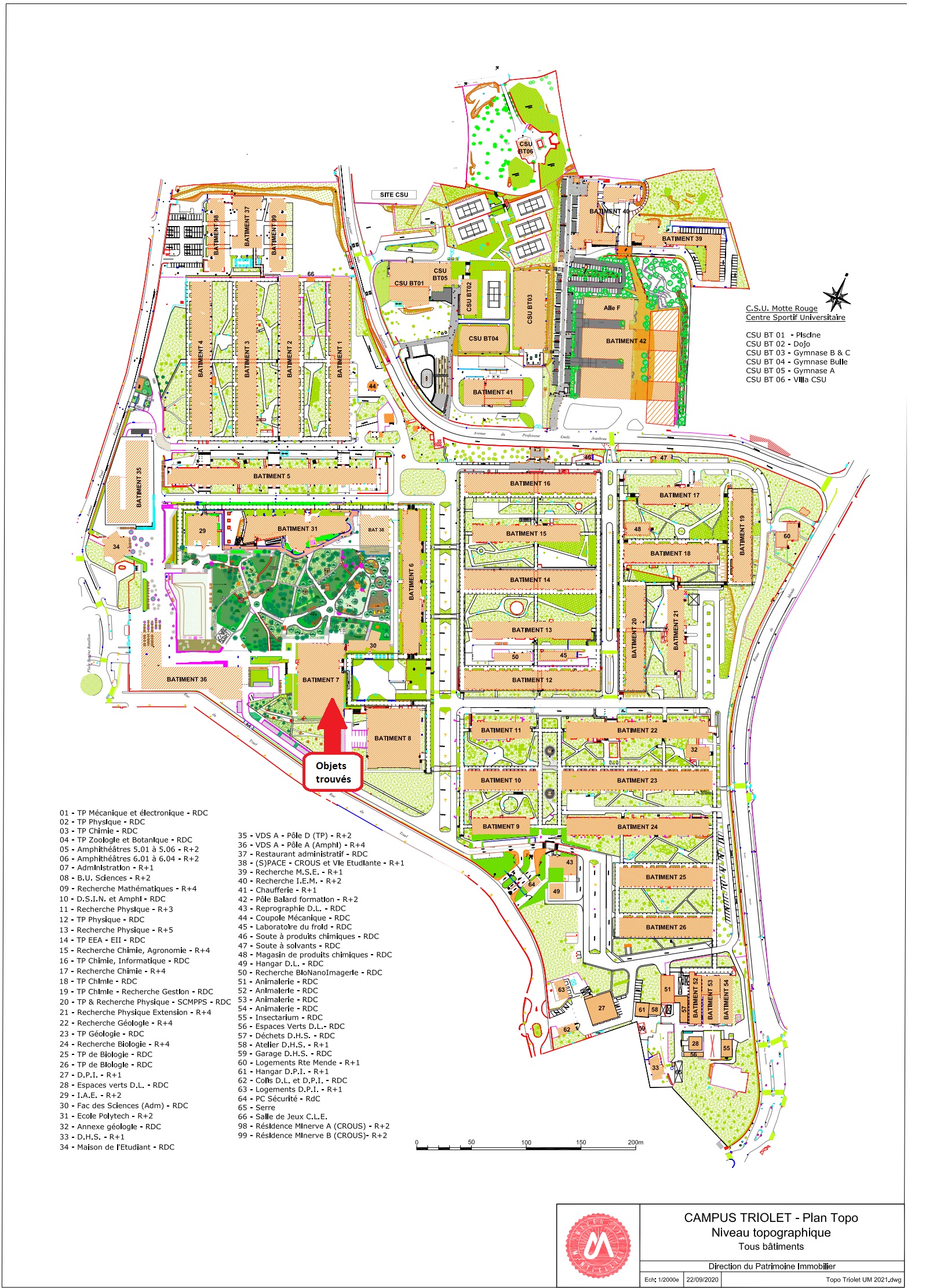 UMontpellier plan
